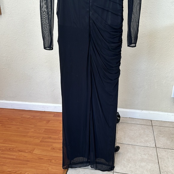 HOUSE OF CB Large D-DD 'Katarina' Black Maxi Dress NWOT - Picture 12 of 12